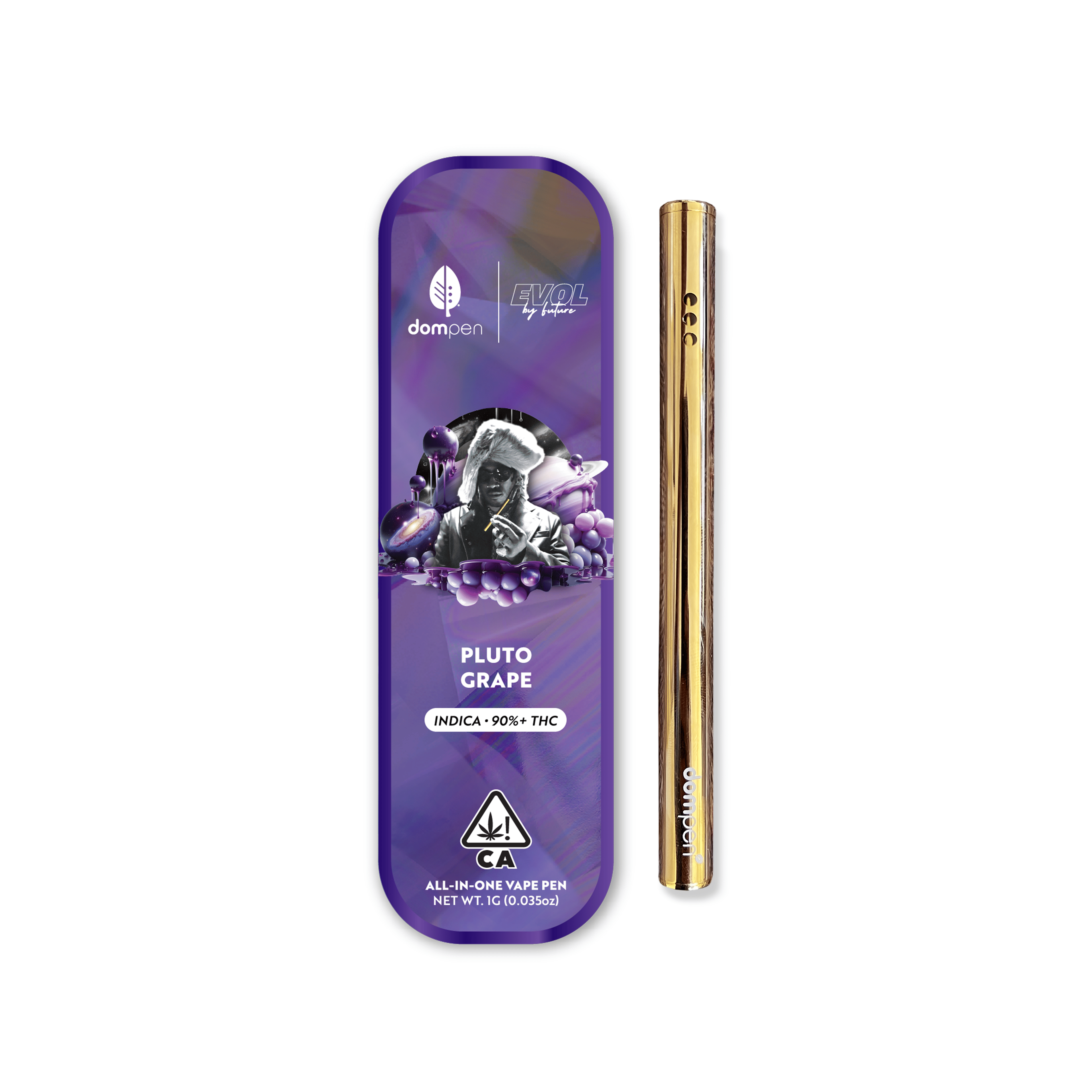 dompen x Future - Pluto Grape (1 g) disposable - dompen - - $30 - Vapes