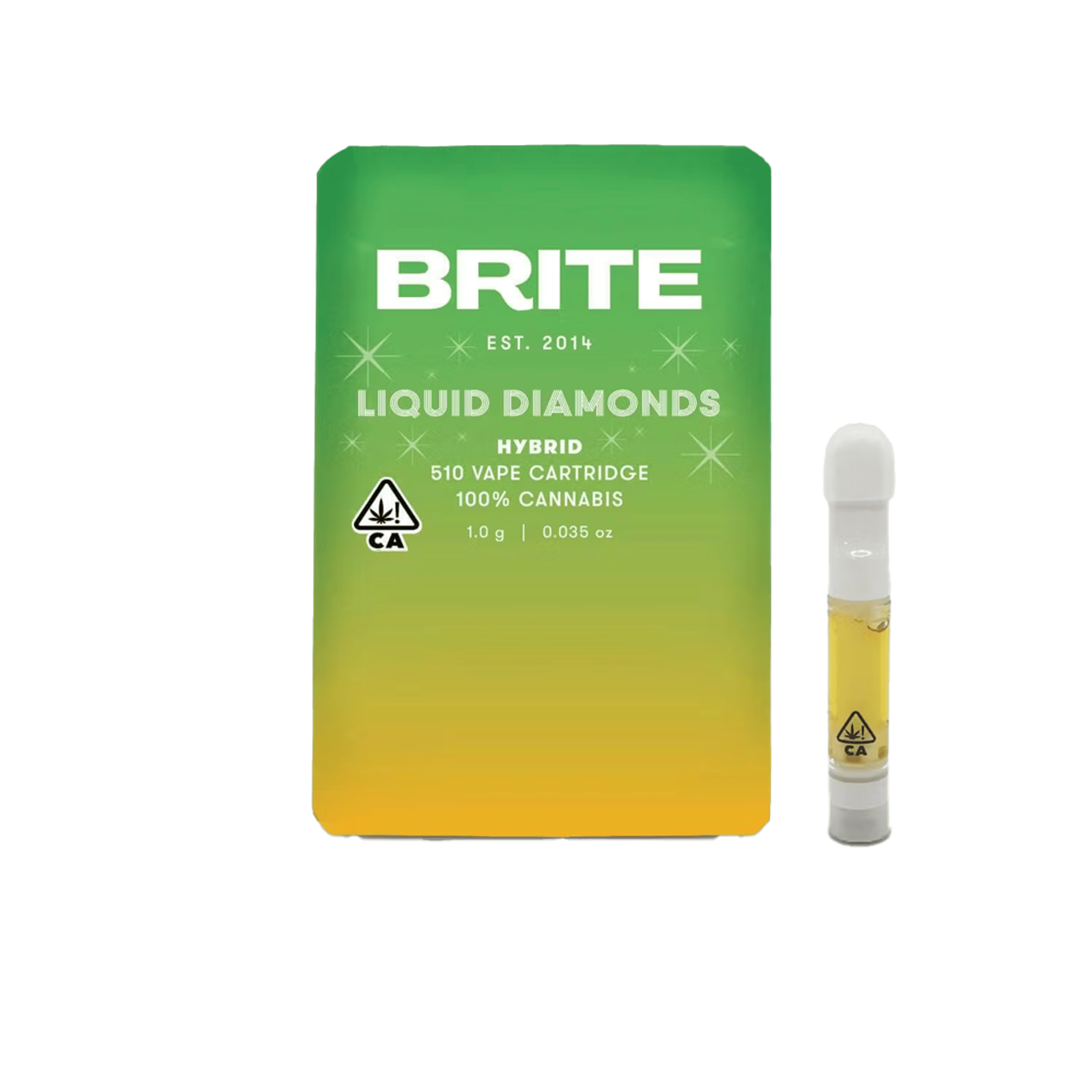Tangie - Liquid Diamonds - Cart - Brite Labs - 1g (Single) - $24.99 - Vape Cartridges (Universal 510 Battery Required)