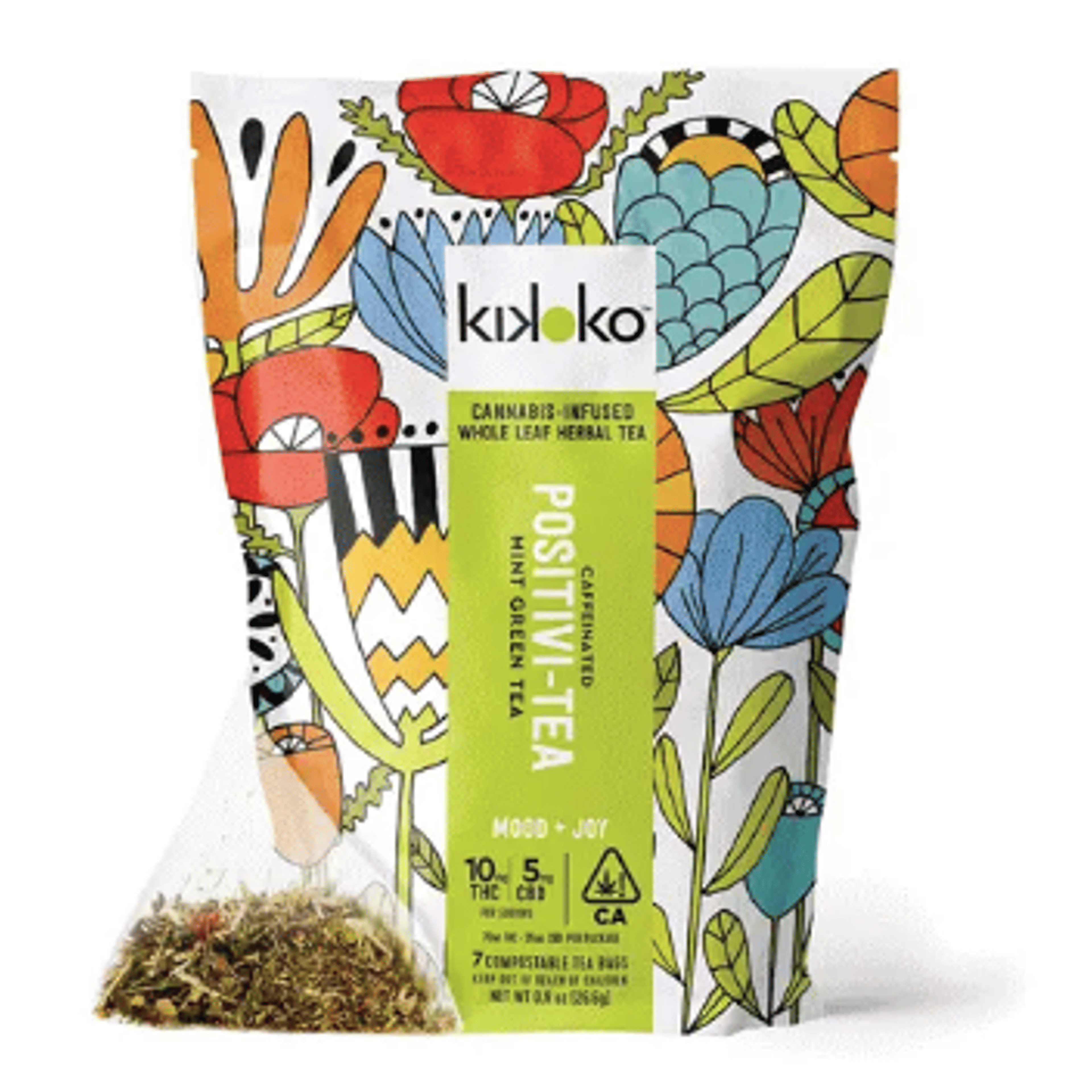 Positivi-Tea - 7PK Herbal Tea Packets - Kikoko - Positivi-Tea 7pk - $30 - Edibles