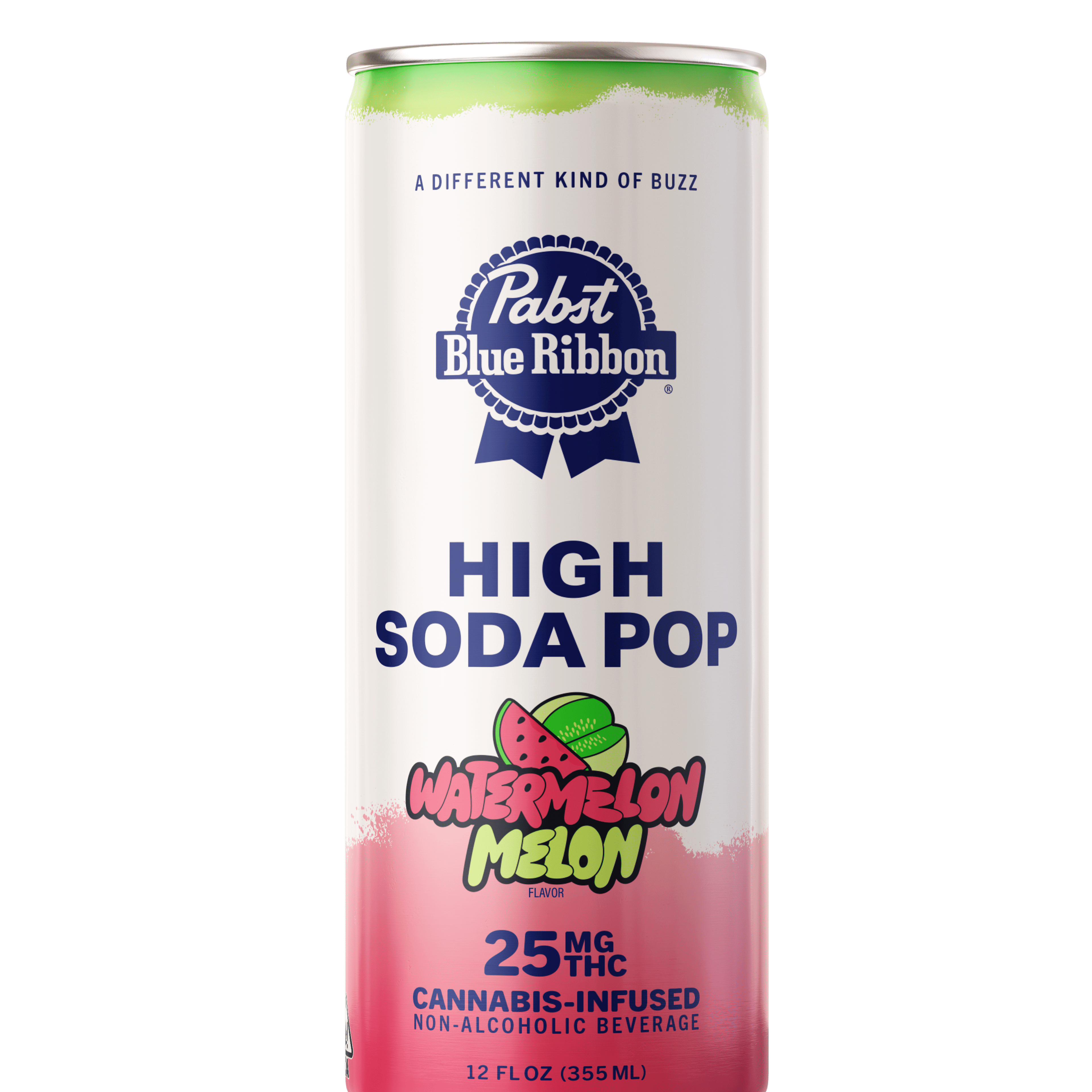 Watermelon Melon 25mg Single Can - Pabst - - $7 - Edibles