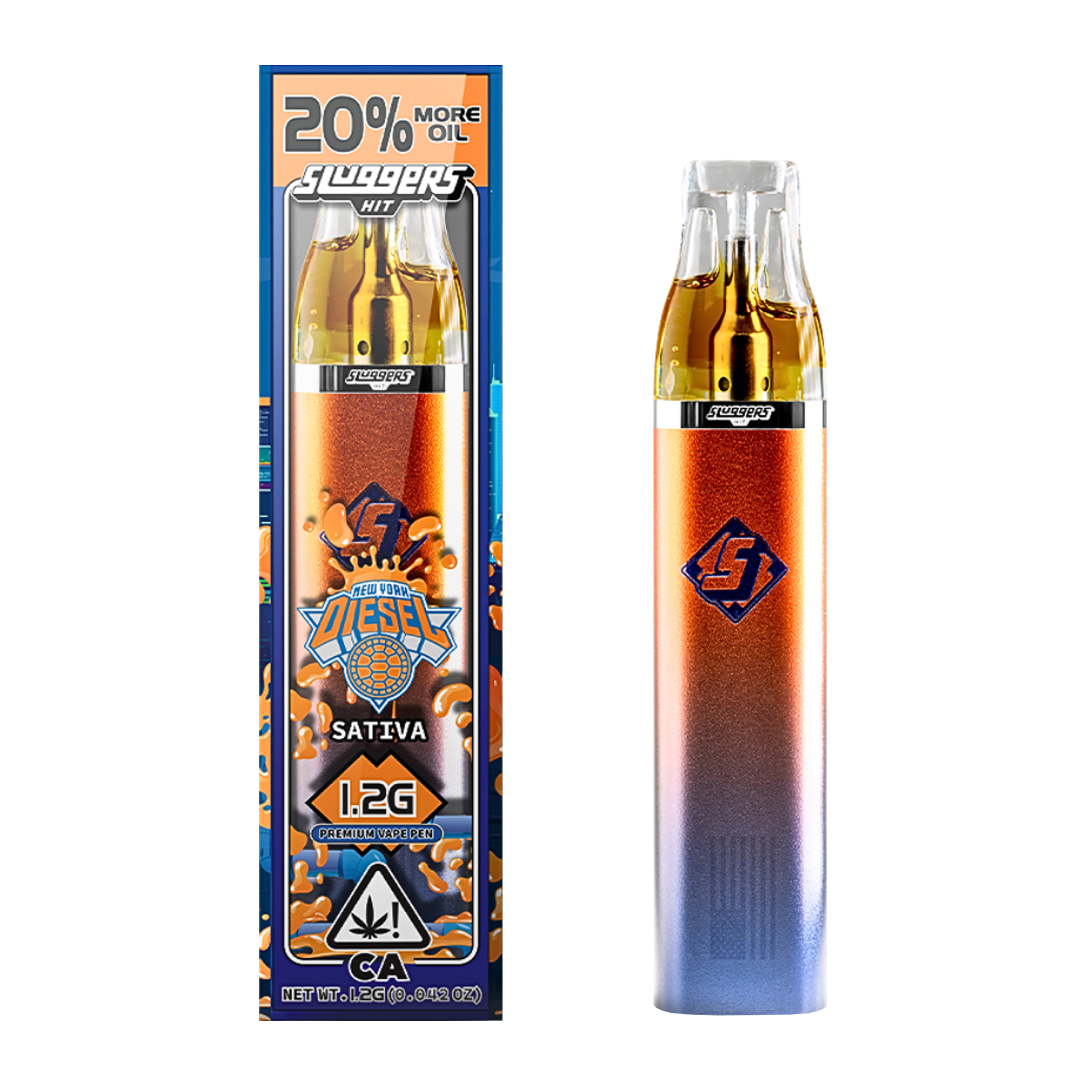 NYC Diesel (S) AIO - 1.2g - Sluggers - NYC Diesel (S) - $29.99 - Cartridges