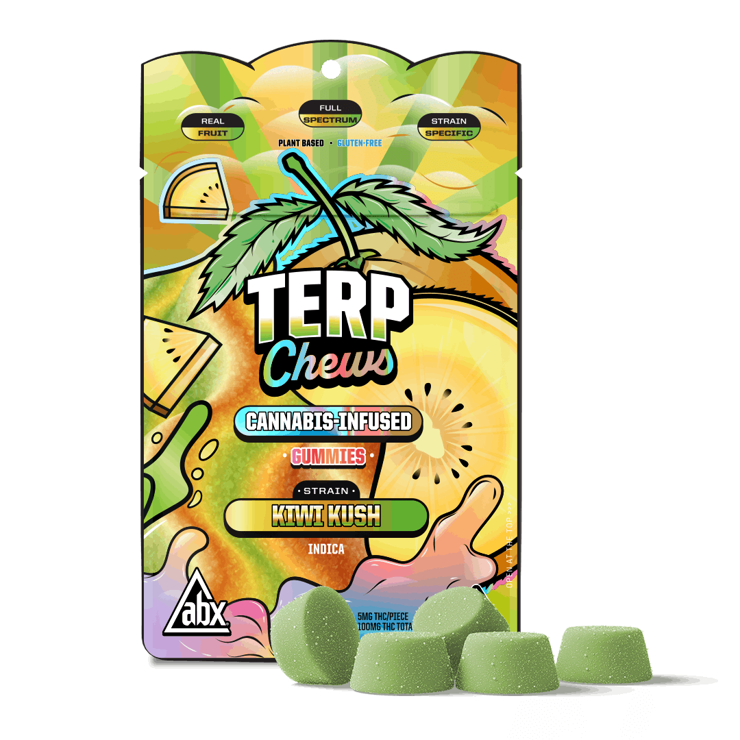 Kiwi Kush Terp Chews - 100mg - ABX -  - $11 - Edibles