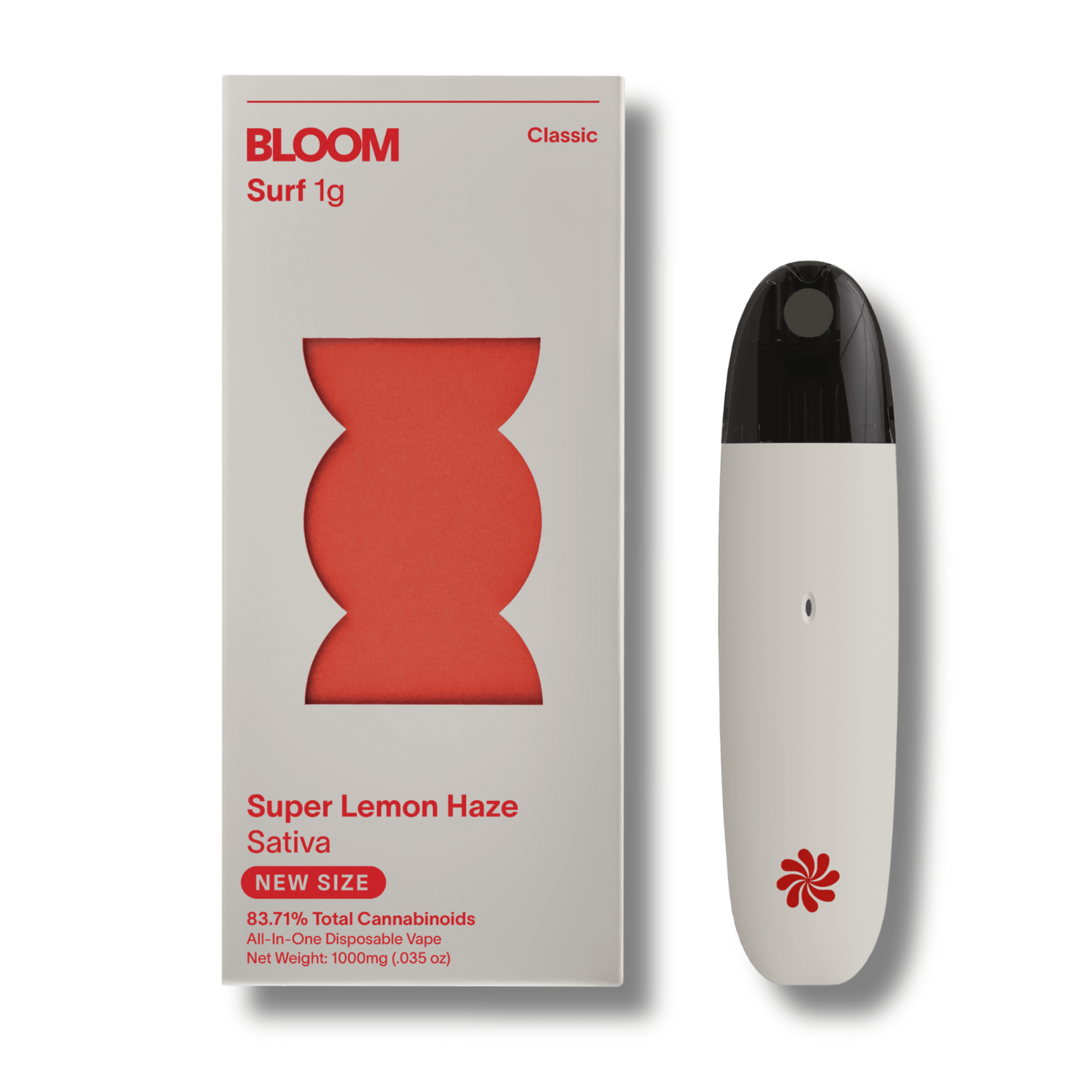 Super Lemon Haze Classic Surf 1g AIO - Bloom - - $26.50 - Vapes