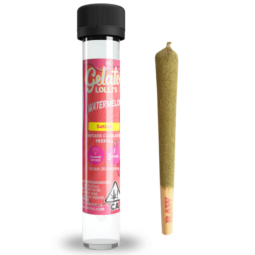 Watermelon (I) 1.2g Infused Preroll *B2G1 EVERYDAY* - Gelato Canna Co. - Watermelon (I) - $14 - Pre-Rolls