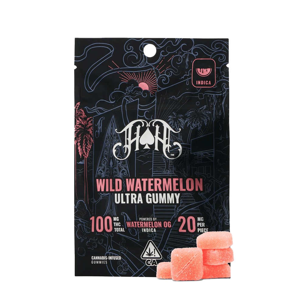 Wild Watermelon Gummies (100Mg) (5Pk) - Heavy Hitters - null - $16 - Edible