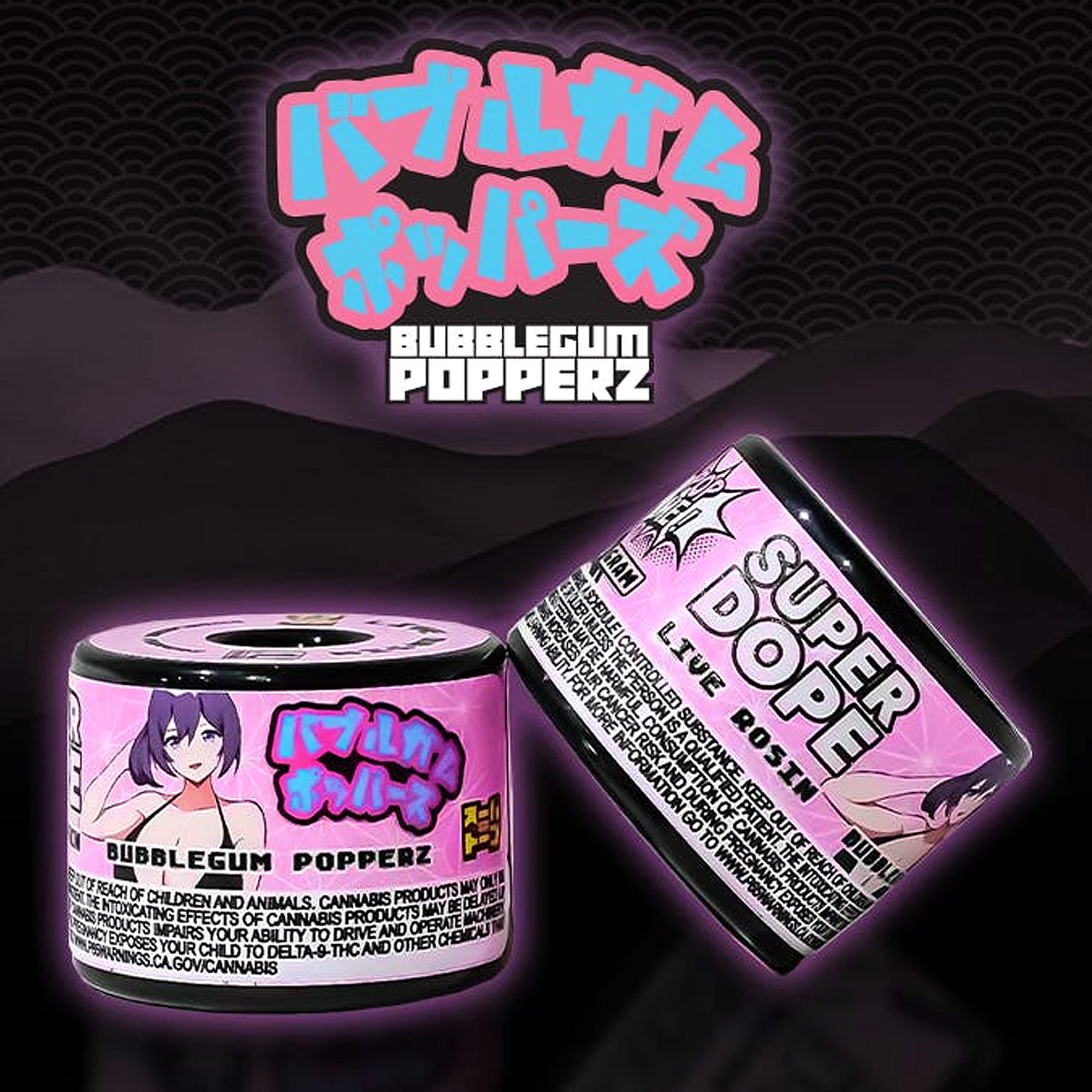 Bubblegum Popperz  (H) Rosin - 1g - Super Dope - Bubblegum Popperz (H) - $49.85 - Concentrates