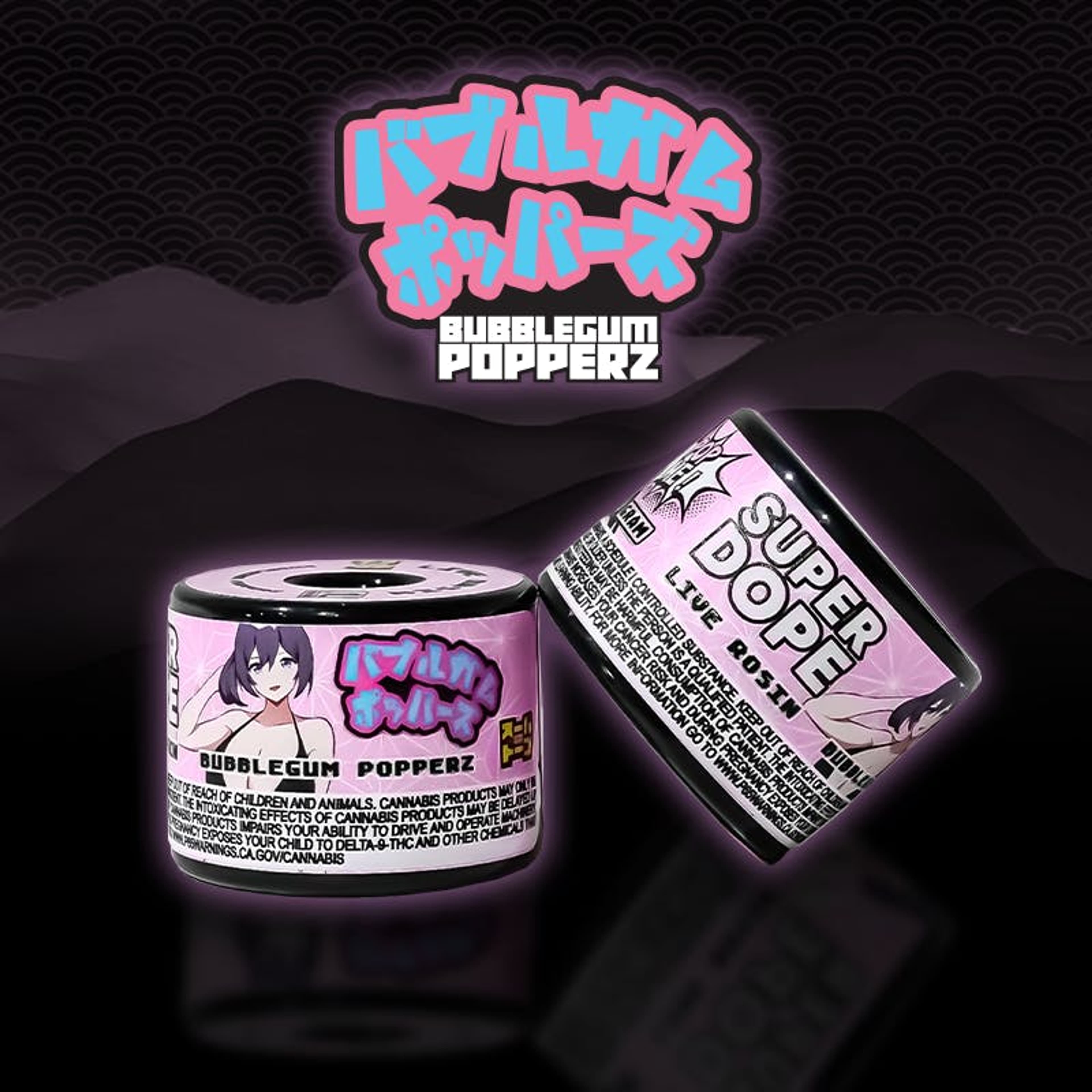 Bubblegum Popperz - Live Rosin 1G - Super Dope - Bubblegum Popperz Live Rosin (H) - $55 - Concentrates