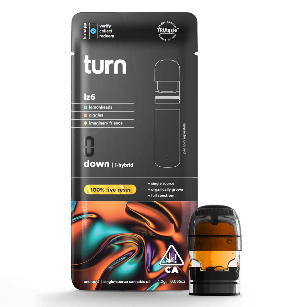 LZ6 (I) 1g LR Pod - Turn Brand - LZ6 (I) - $37 - Vape Cartridge