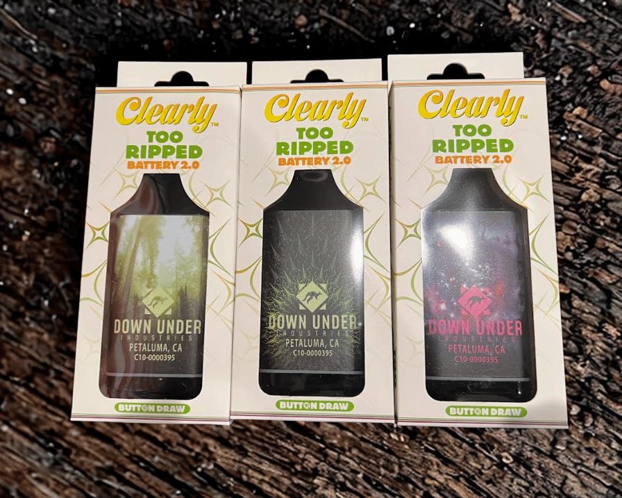 Down Under Dual Cart Palm Style Battery 510 Thread - Clearly -  - $30 - Accessories