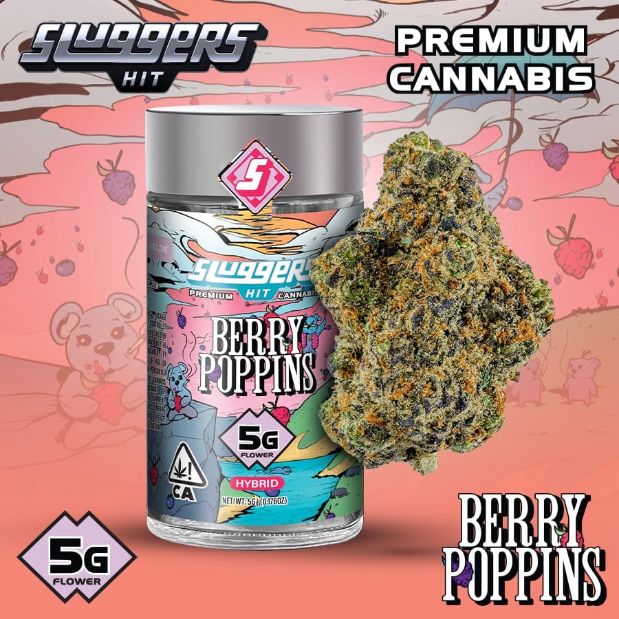 Berry Poppins Jarred Flower - 5g - Sluggers Hit -  - $25.21 - Flowers