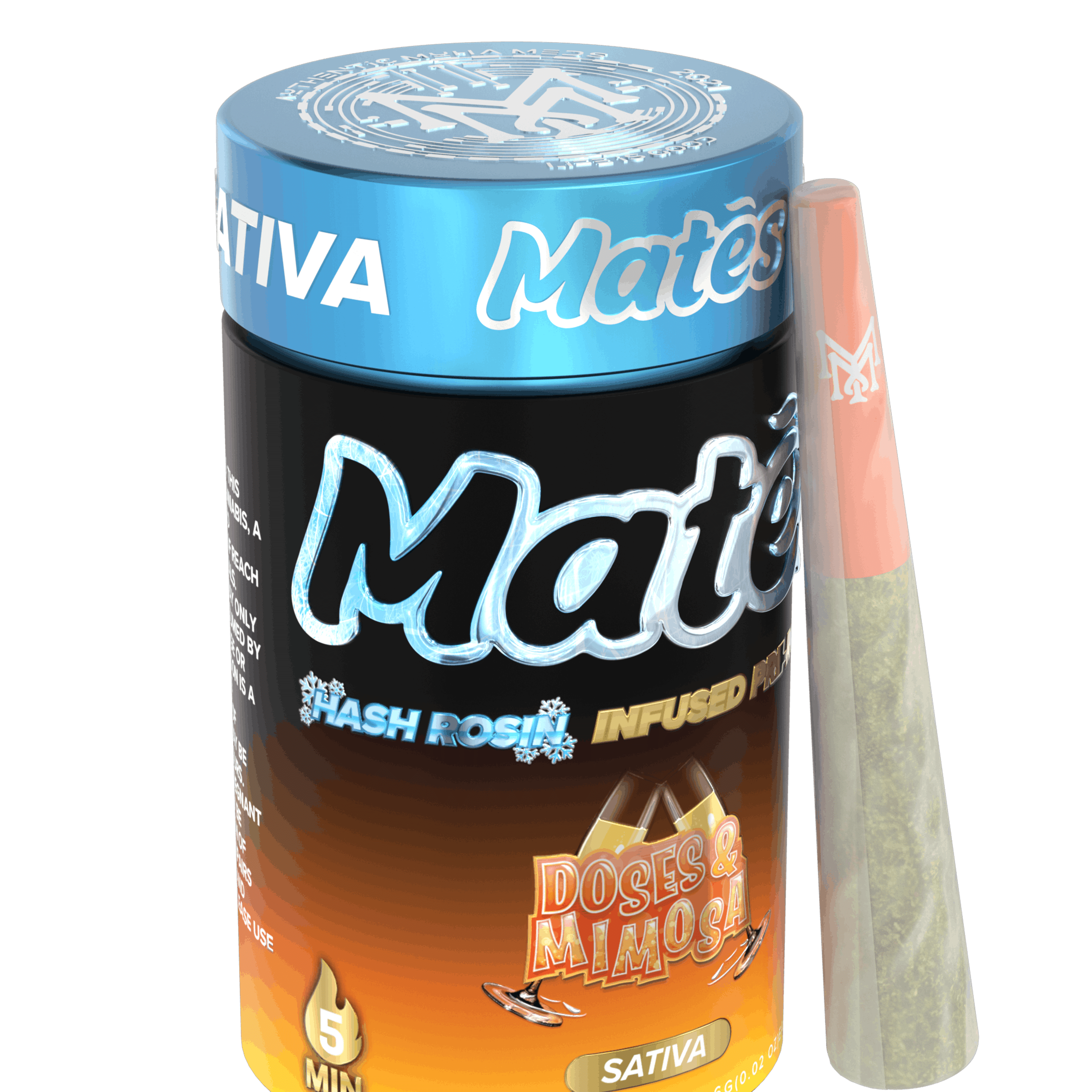 Doses and Mimosas Hash Rosin Mates Pre Rolls - Muha Meds - - $35 - Infused Pre-Rolls