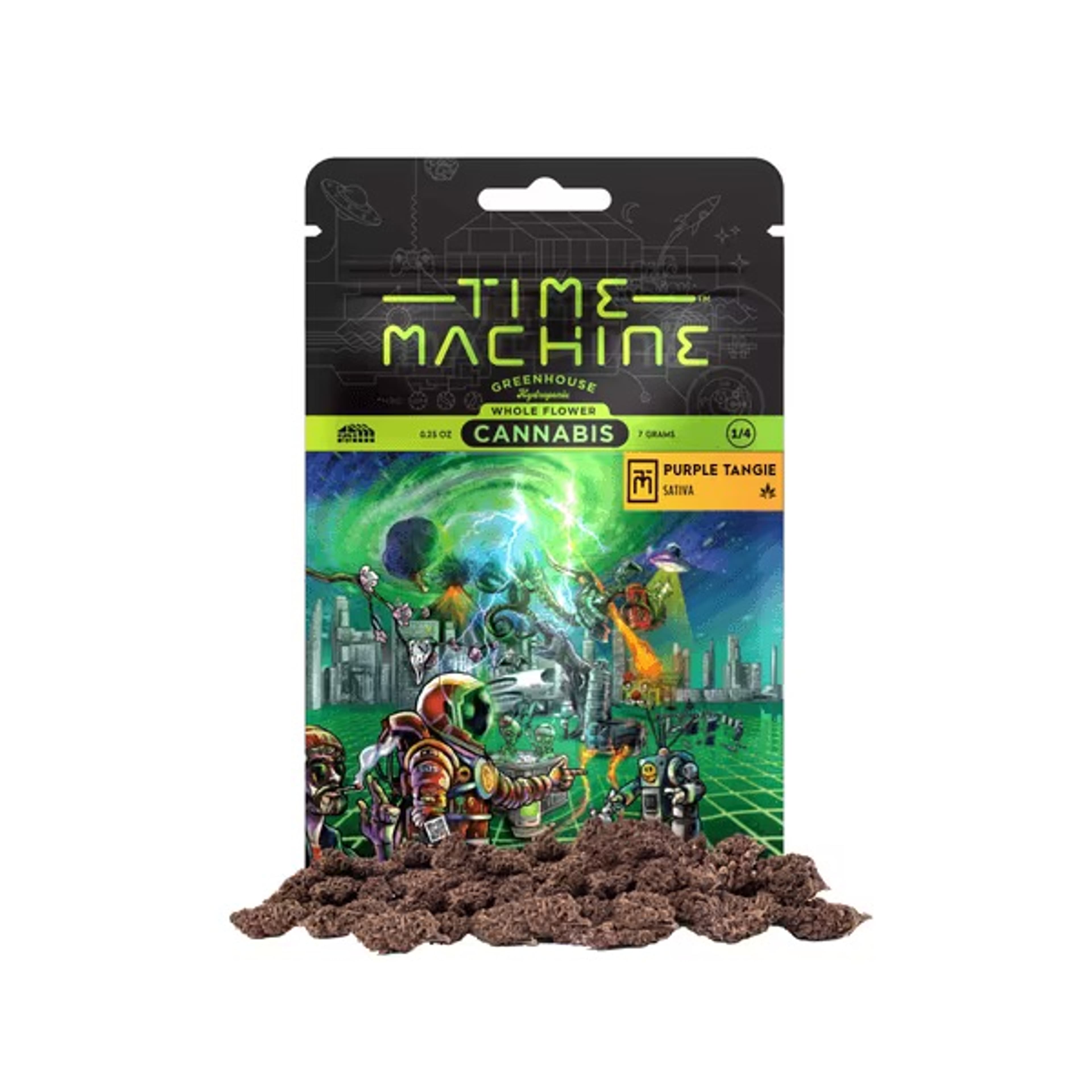 Purple Tangie Budlets 7g - Time Machine - - $22.50 - Flower
