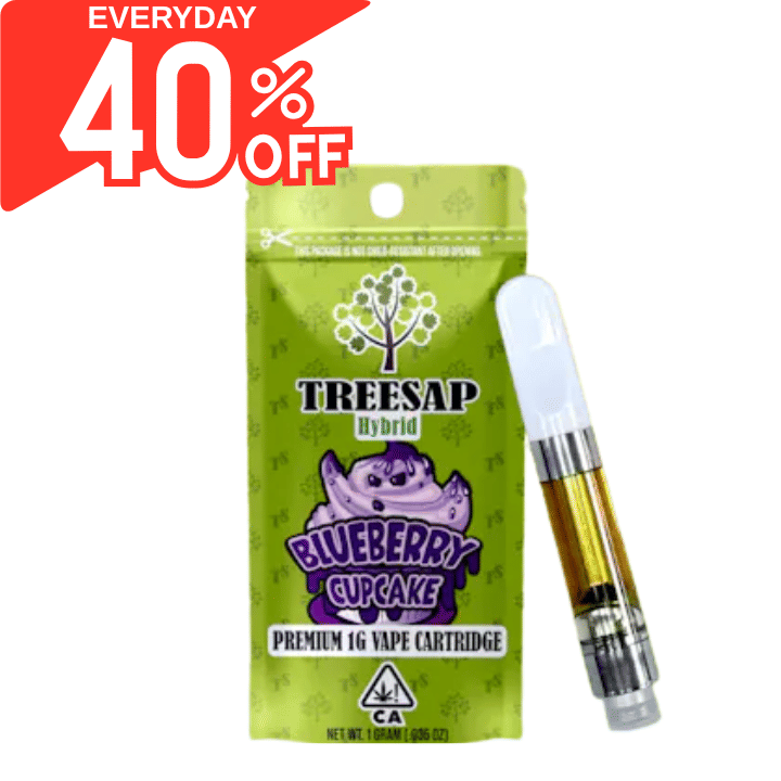 Treesap - Cart 1g (HYB) - Blueberry Cupcake - Treesap -  - $22 - Vape Carts