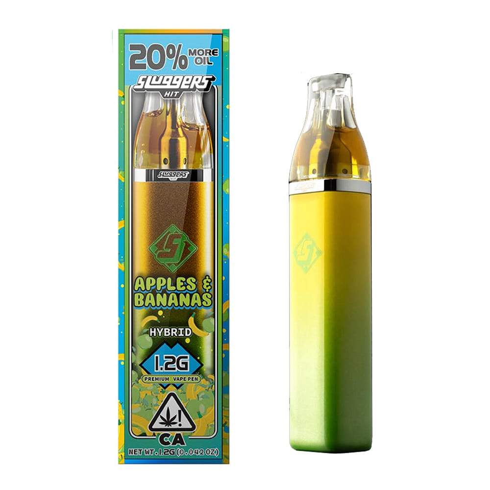 Apples & Bananas (H) 1.2g AIO - Sluggers - Apples & Bananas - $36 - Vape Cartridge