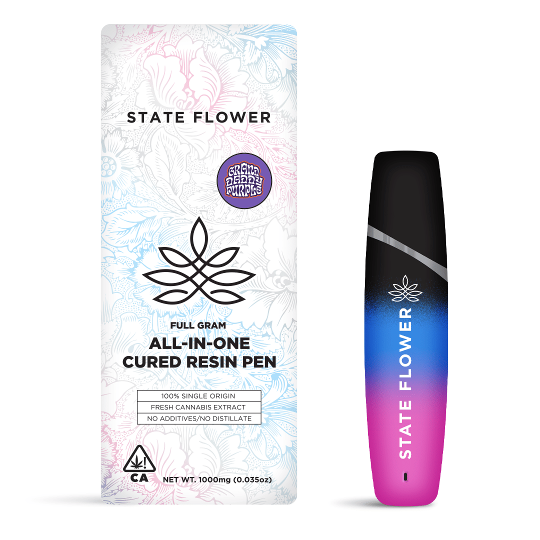 WHAT WE WANT journal standardスタスタの実 Grandaddy Purple - Cured Resin - Disposable - State Flower