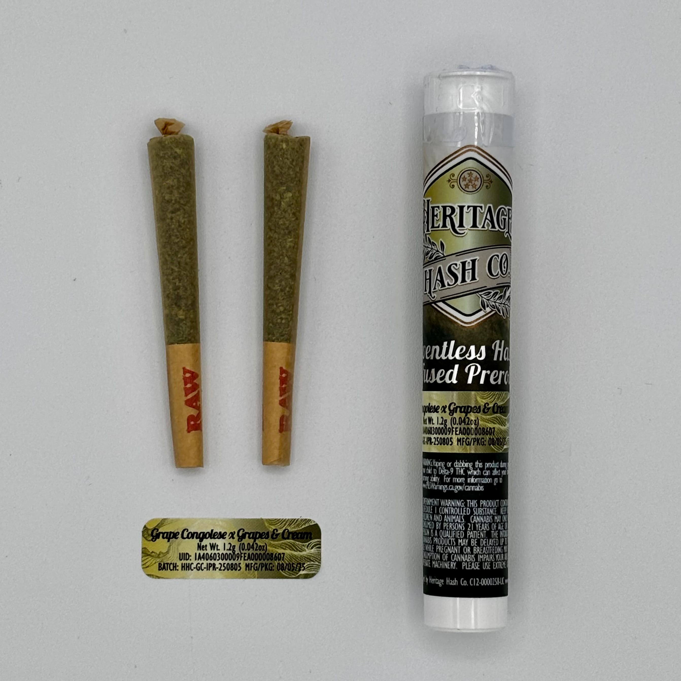 Heritage Herb Co. — Grape Congolese X Grapes & Cream - Heritage Co