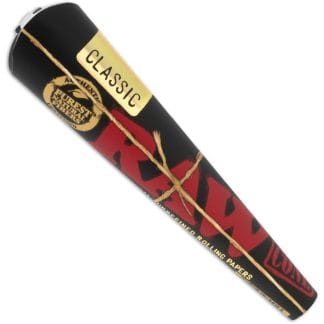 Black Raw Cones Classic 1 1/4 3 pack - Raw -  - $3.50 - Accessories