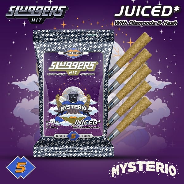 Sluggers - Infused Prerolls - 3.5g 5pk - Mysterio - Sluggers Hit -  - $42 - Infused Pre-Rolls