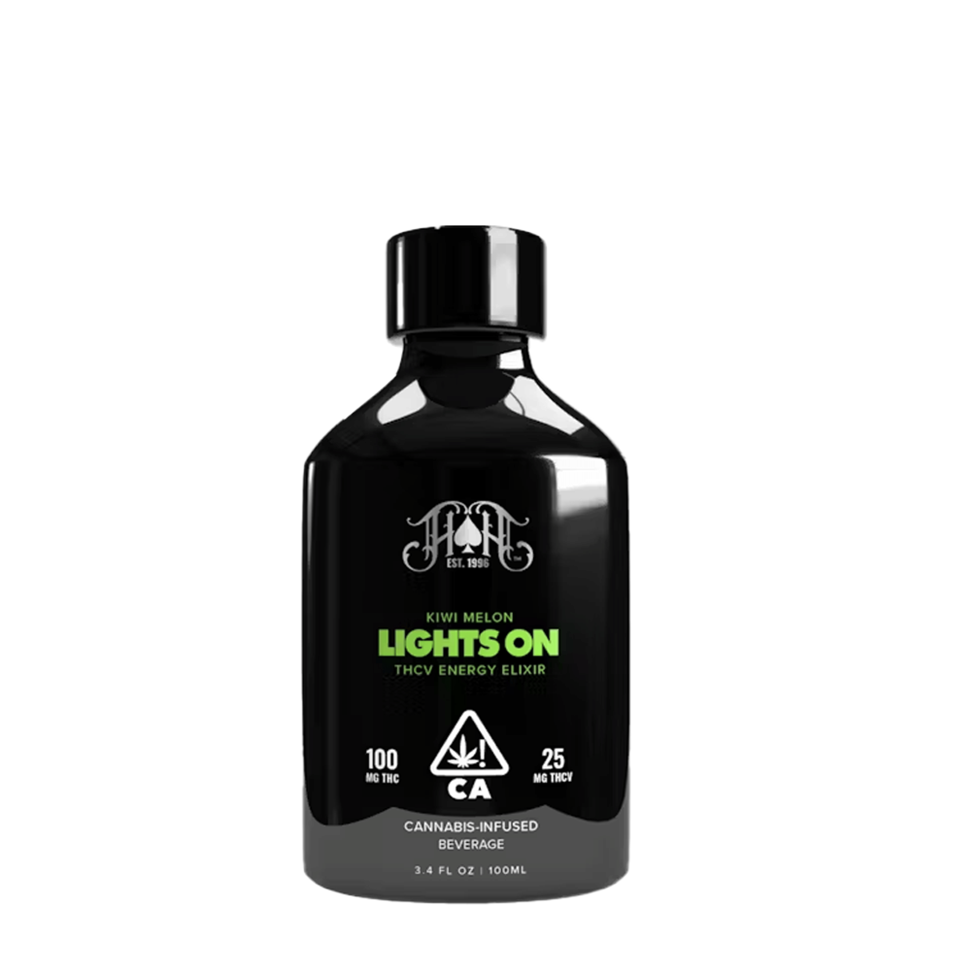 Kiwi Melon Lights On Thcv + Caffeine Elixir (4:1) (100Mg) - Heavy Hitters - null - $16 - Beverage