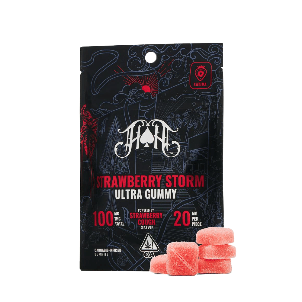 Strawberry Storm Gummies (100Mg) (5Pk) - Heavy Hitters - null - $16 - Edible