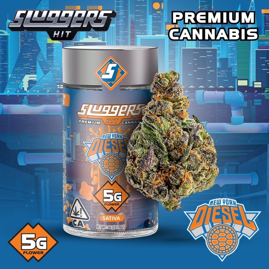 NYC Diesel -Sluggers - Jarred Flower - 5g - Sluggers -  - $35 - Flowers
