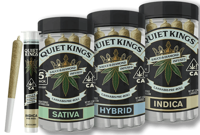 Quiet Kings - Cantalope Kush 1g Infused Pre Roll