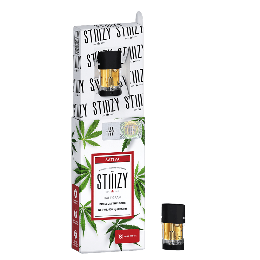 Sour Tangie Pod (0.5G) - Stiiizy -  - $15 - Cartridge