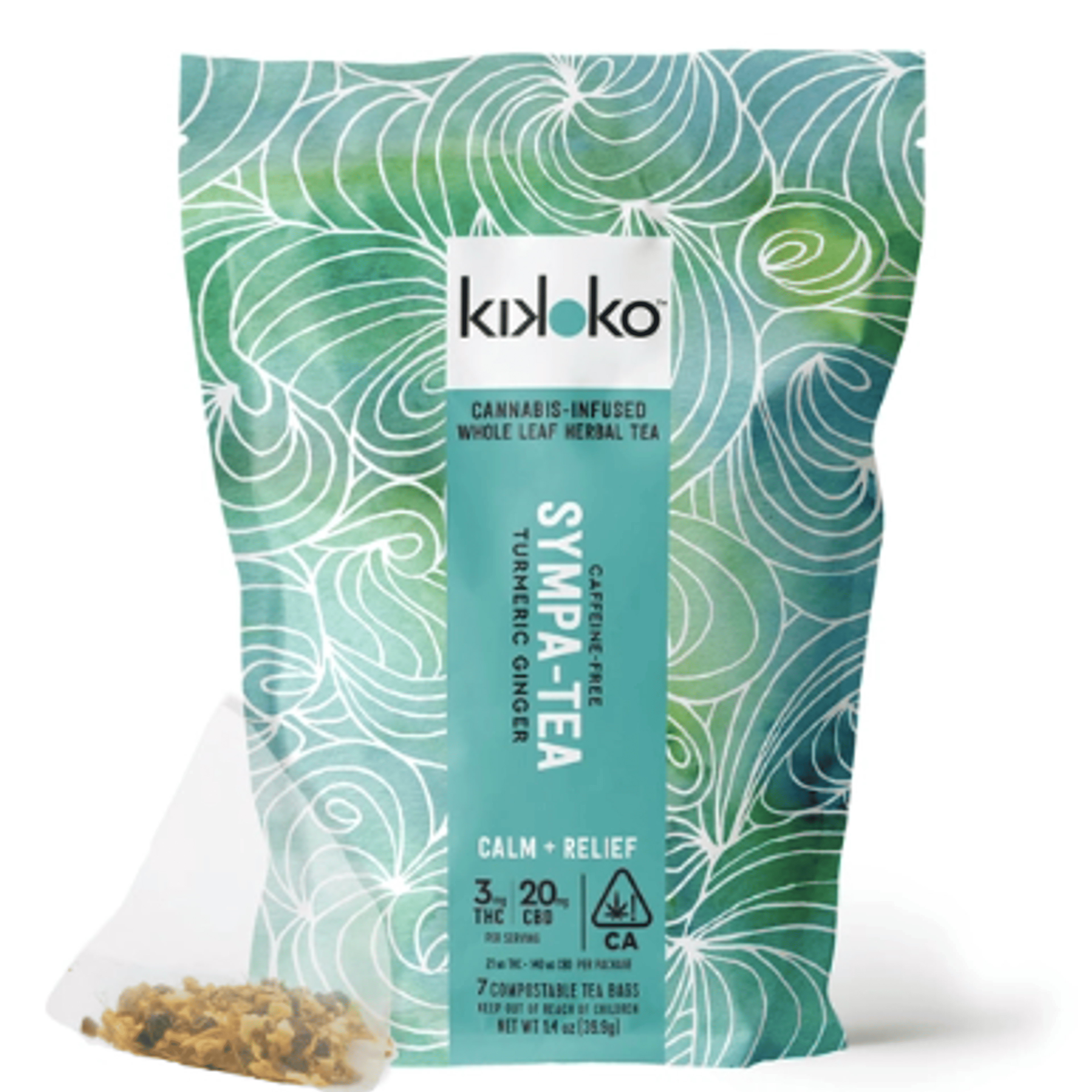 Sympa-Tea - High CBD - 7PK Herbal Tea Packets - Kikoko - Sympa-Tea 7pk - $30 - Edibles
