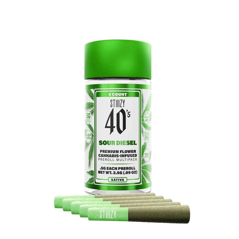 Sour Diesel Mini Infused Pre-rolls (5pk) (2.5G) - Stiiizy - (2.5G) (5Pk) - $27.50 - Preroll