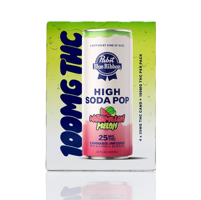 4-PACK WATERMELON MELON INFUSED SODA | PABST