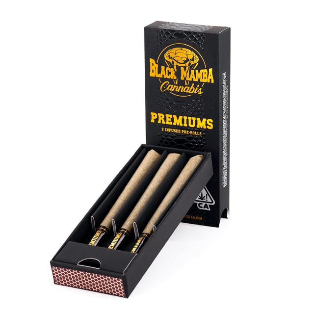 Black Mamba Premium 3-Pack Pre-Roll – Skywalker OG – 4.5g