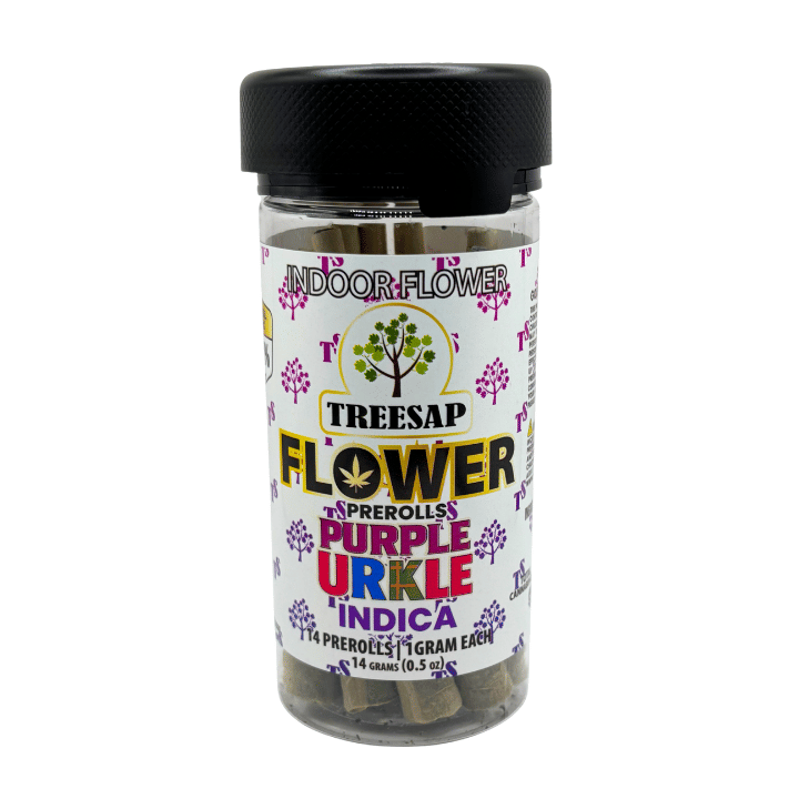Treesap - 14PK Prerolls (IND) - Purple Urkle - Treesap -  - $21.24 - Pre-Rolls