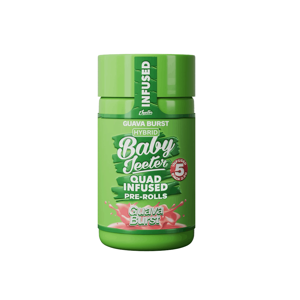 Guava Burst Quad Infused Baby Jeeter Pre-Rolls (5PK) (2.5G) - Jeeter - (5PK) (2.5G) - $30 - Preroll