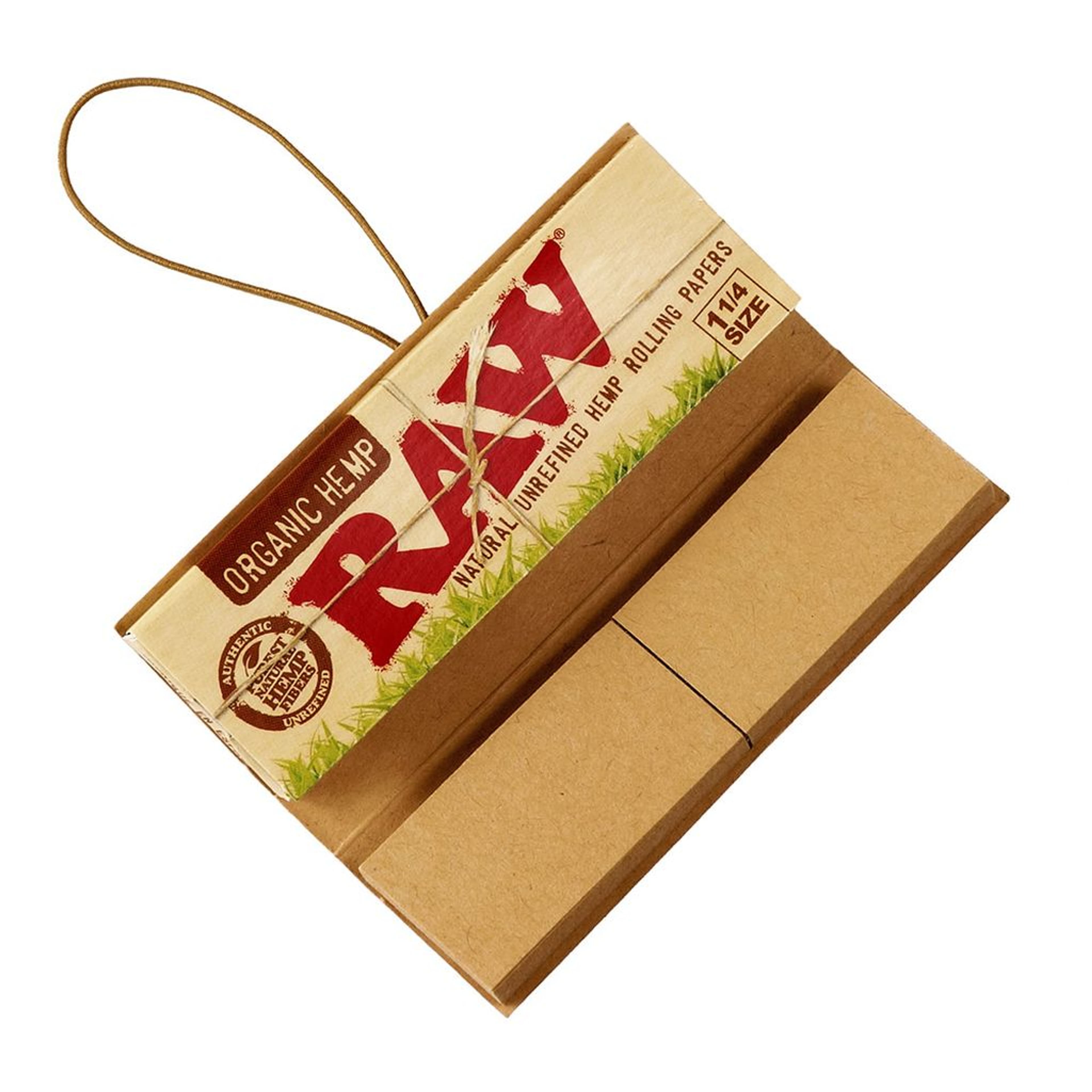 Raw Connoesseur - Organic Hemp Papers Kingsize Slim w/ Tips - 32 Sheets - Raw - - $4.99 - Accessories