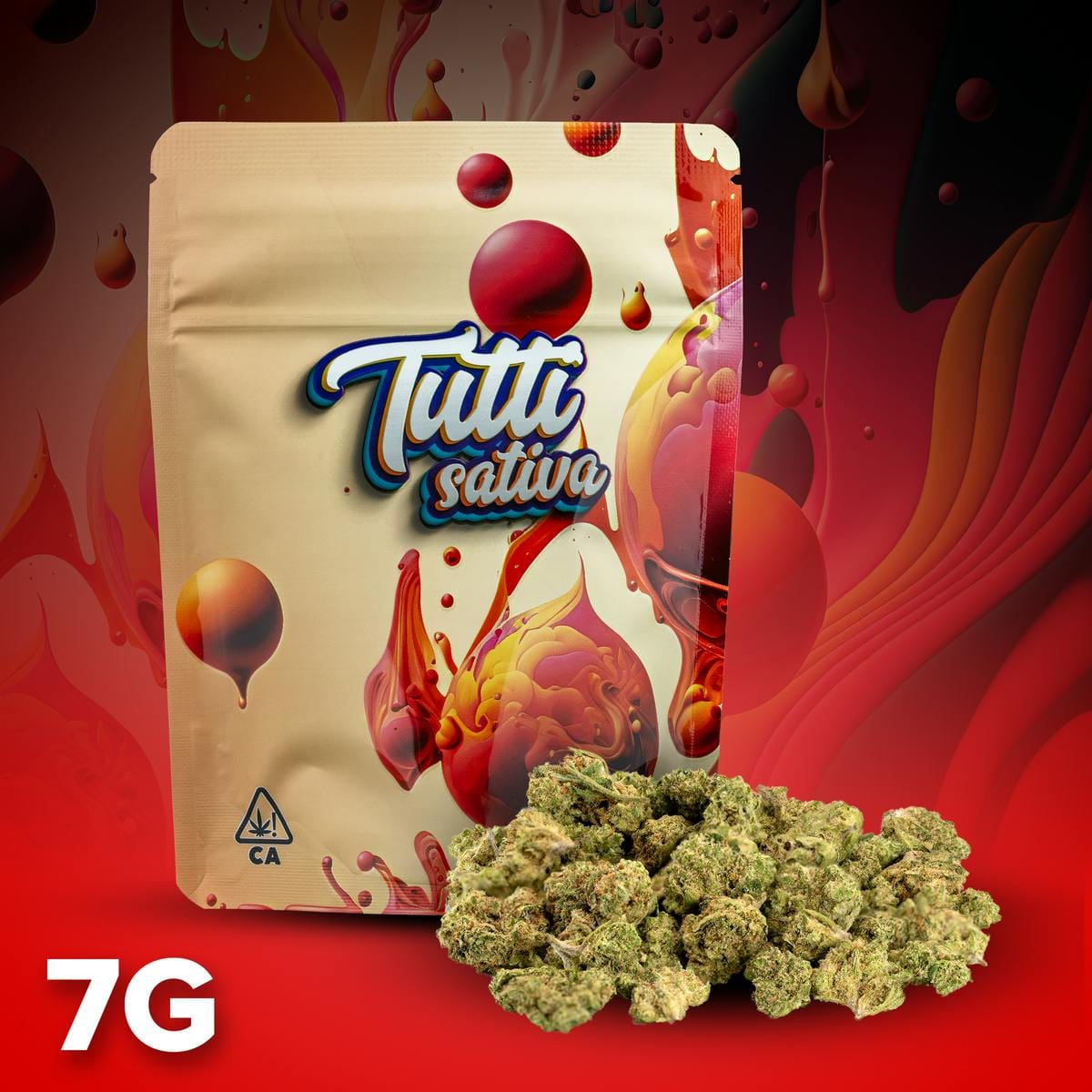 Tutti - Bagged Flower - 7g - Sativa - Super Lemon Biscotti - Tutti -  - $32 - Flowers