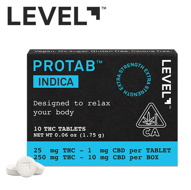 Level - Protab - Indica - 10 Tablets - Level -  - $23.99 - Edibles