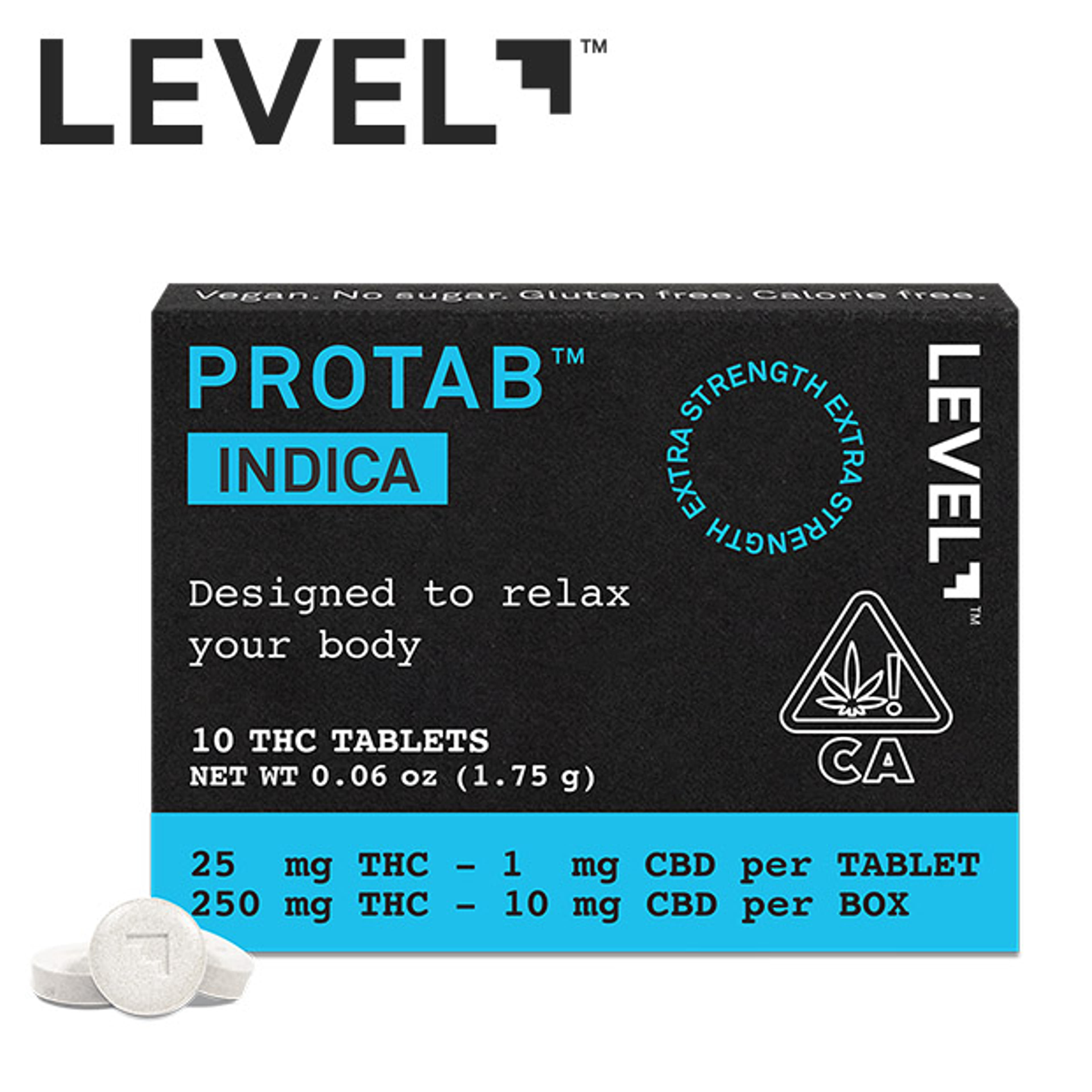 Level - Protab - Indica - 10 Tablets - Level - - $23.99 - Edibles