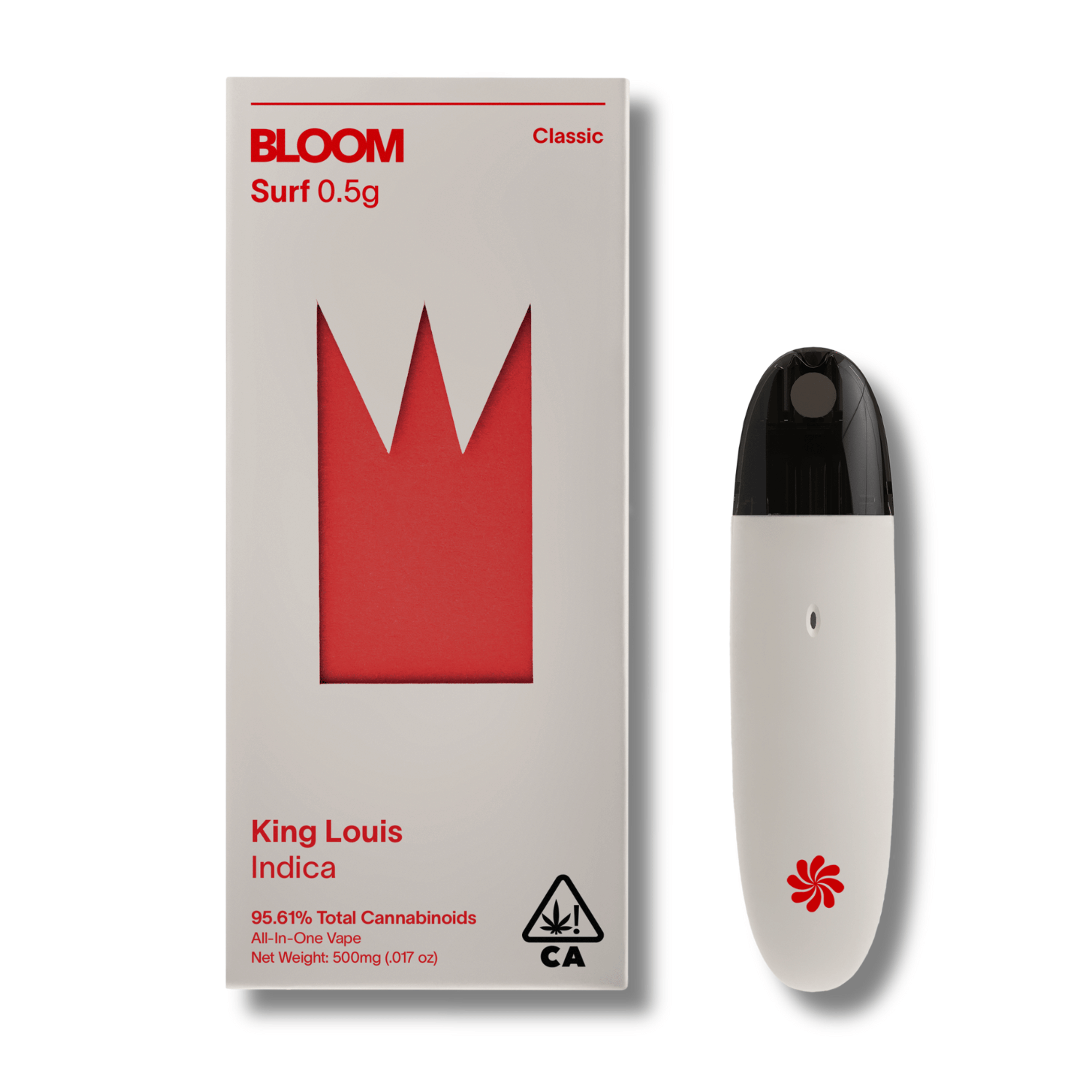 King Louis XIII Classic Surf .5g AIO - Bloom - - $21.50 - Vapes