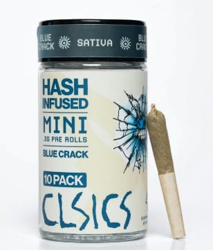 Blue Crack Infused Prerolls 10pk 3g - CLSICS - PR PK - $35.50 - Infused Preroll