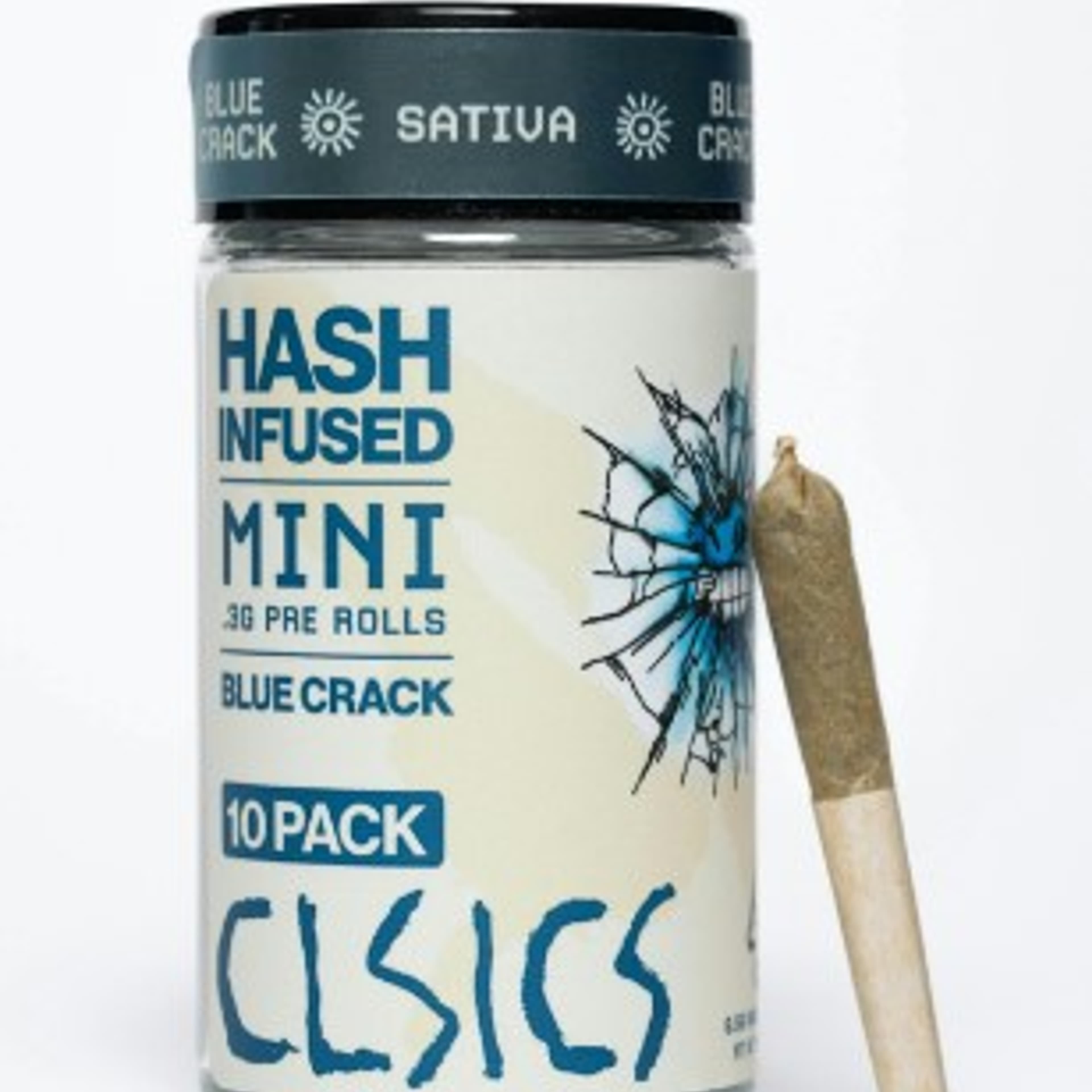Blue Crack Infused Prerolls 10pk 3g - CLSICS - PR PK - $35.50 - Infused Preroll