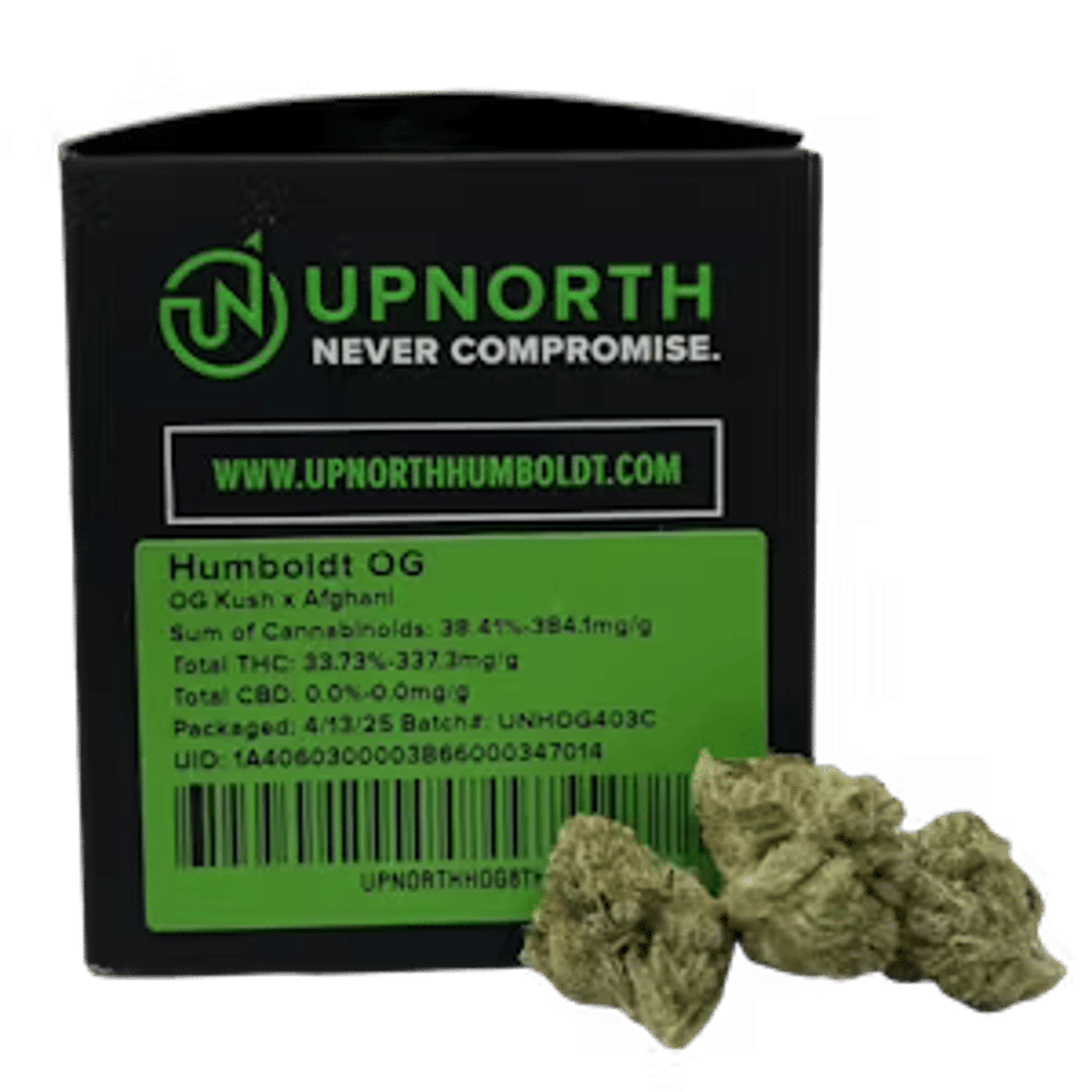 Humboldt OG - Up North Humboldt - Eighth - $60 - Flowers