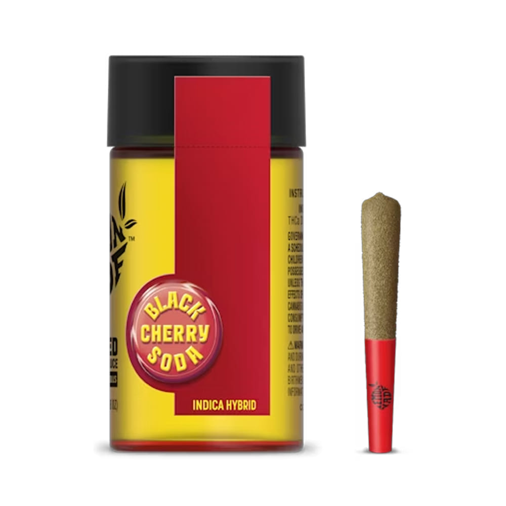 Black Cherry Soda (H) Prerolls - 5pk - Lemonnade - Black Cherry Soda (H) 5pk - $29.70 - Pre-Rolls