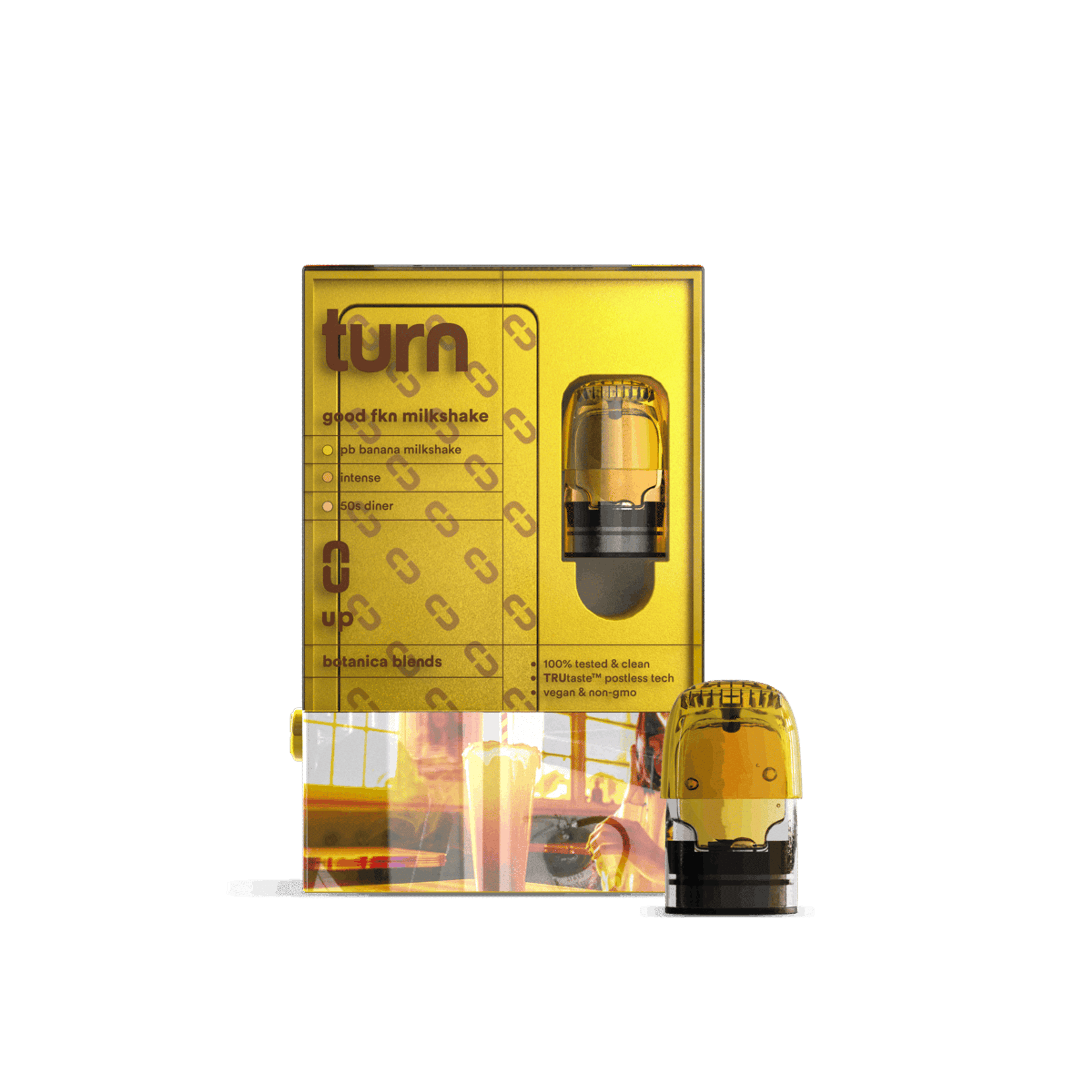 Turn Up Retrovision BB POD | 1g - Good Fkn Milkshake - Sativa - Turn - - $26 - Vape Carts