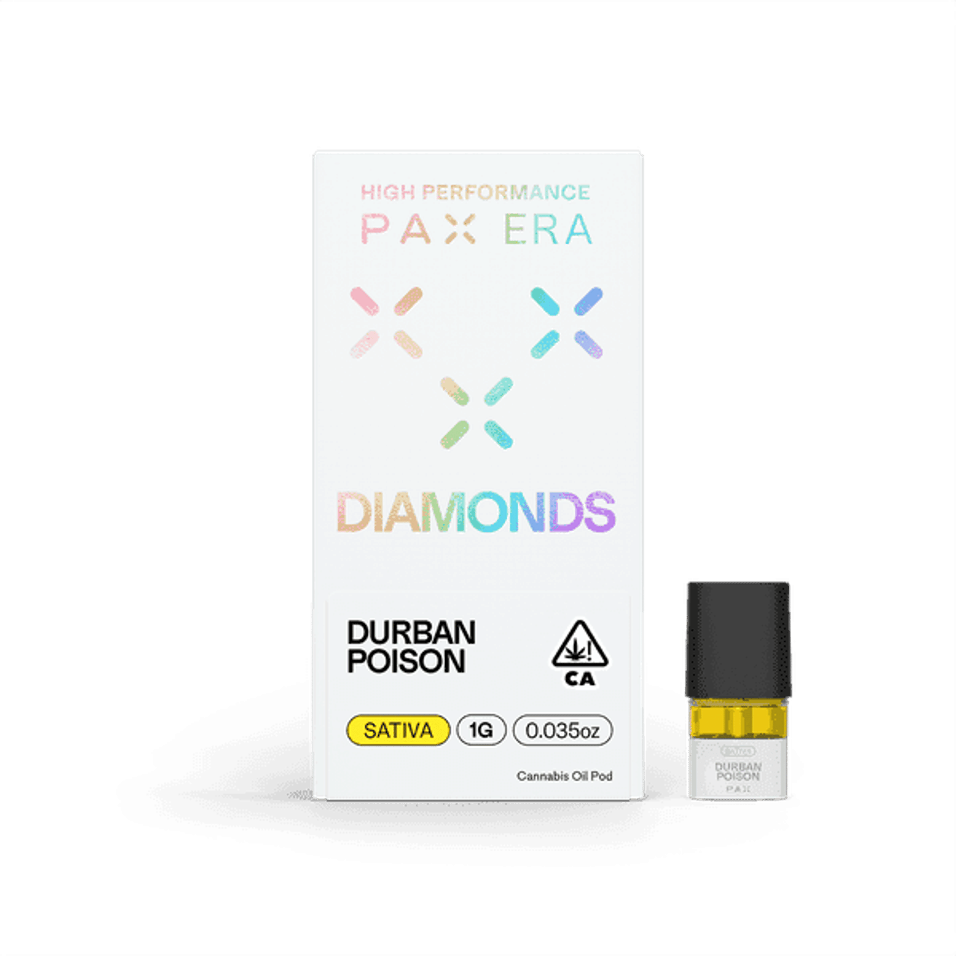Durban Poison - 1g Diamond Pod - PAX - 1g Pod Sativa - $46 - Pod System