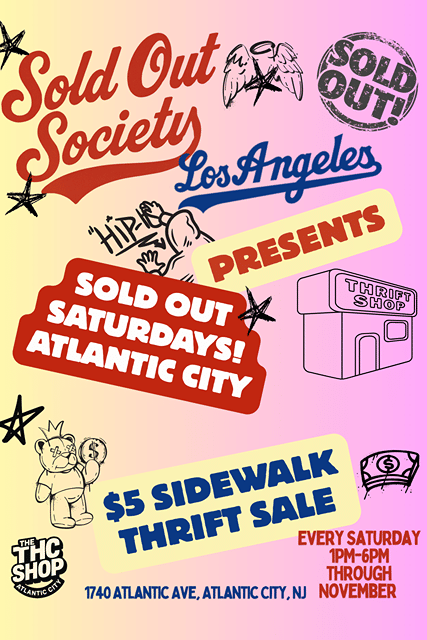 Sold Out Society $5 Sidewalk Sale