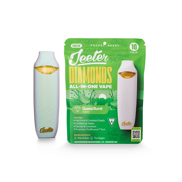 All In One Diamonds Vape 1g - Guava Burst