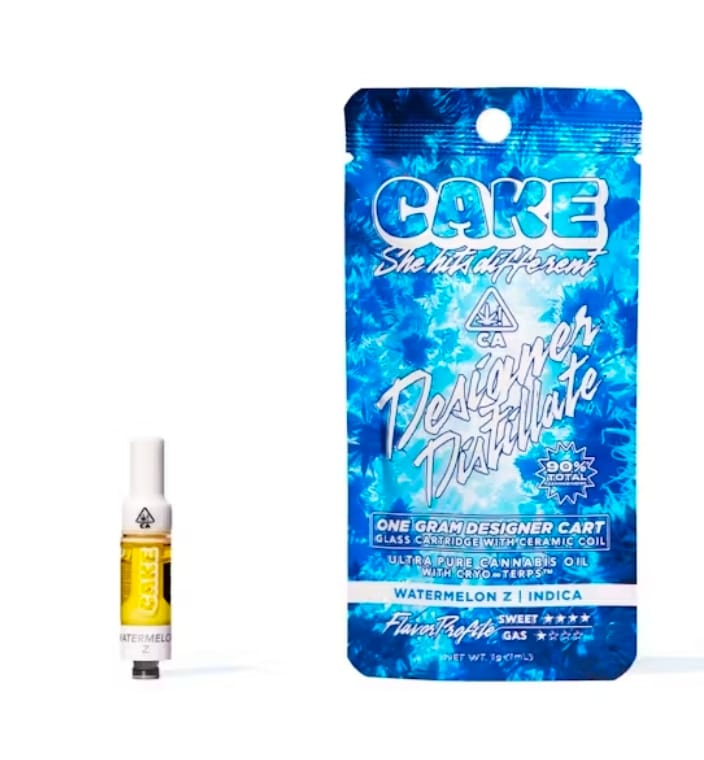CAKE -  Cart - 1 gram 510 Thread - Watermelon Z -  - $35.99 - Vape