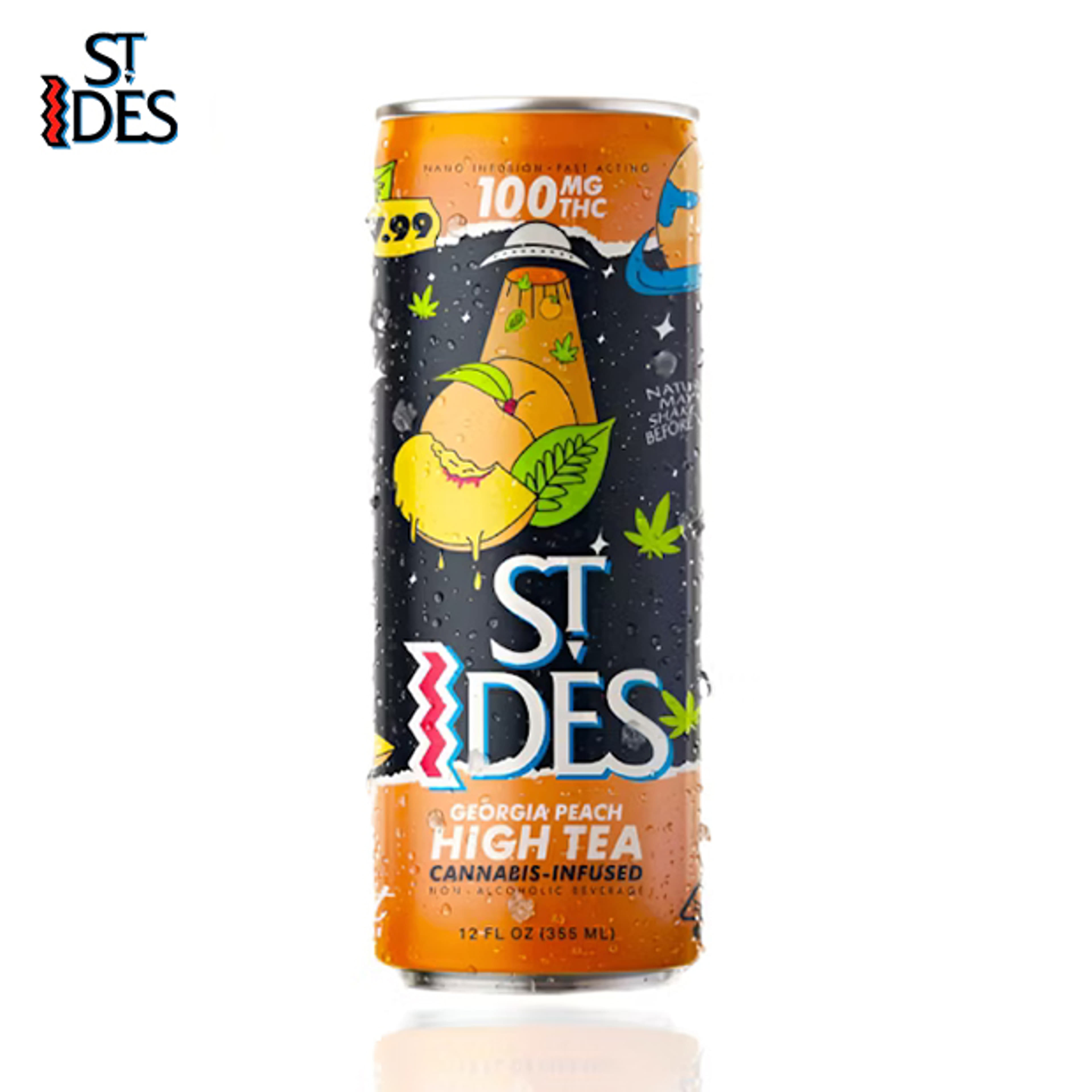 St. Ides – Georgia Peach Iced Tea – 100mg - St. Ides - - $6.99 - Beverages