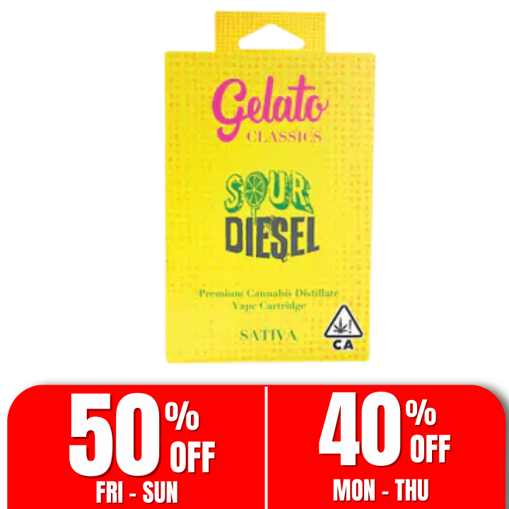 Gelato Classics | 1g - Sour Diesel - Cartridge - Sativa - Gelato -  - $27 - Vape Carts