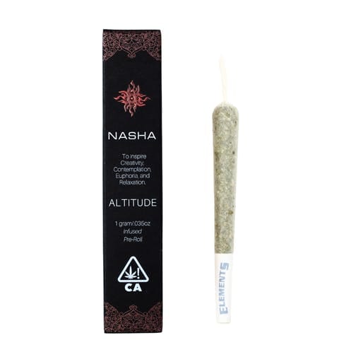 Altitude | Hella NTZ x Nectarine J Hash Infused Pre Roll - 1g - Nasha -  - $16.25 - Infused Pre-Rolls